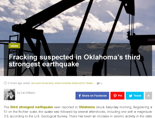 fracking parado oklahoma terremoto